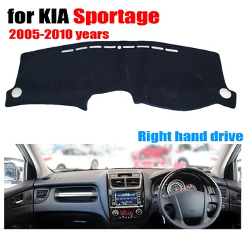 

Car dashboard cover mat for KIA Sportage 2005-2010 years Right hand drive dashmat pad dash covers auto dashboard accessories