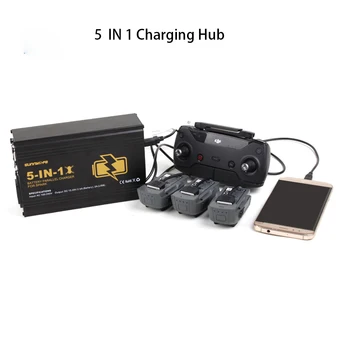 

Sunnylife 5-in-1 Battery Parallel Charger Remote Controller Multi Charger Dual USB Charger for DJI SPARK Drone Accessories