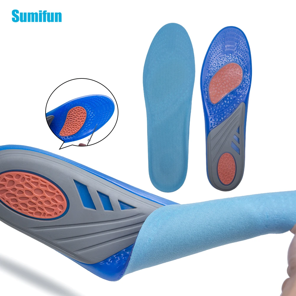 GEL Foot Orthotic Insoles Unisex adult Full Length Performance Inserts