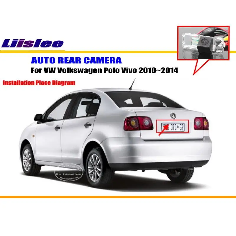 

Liislee Car Camera For VW Volkswagen Polo Vivo 2010~2014 / Rear View Camera / HD CCD RCA NTST PAL / License Plate Light Camera