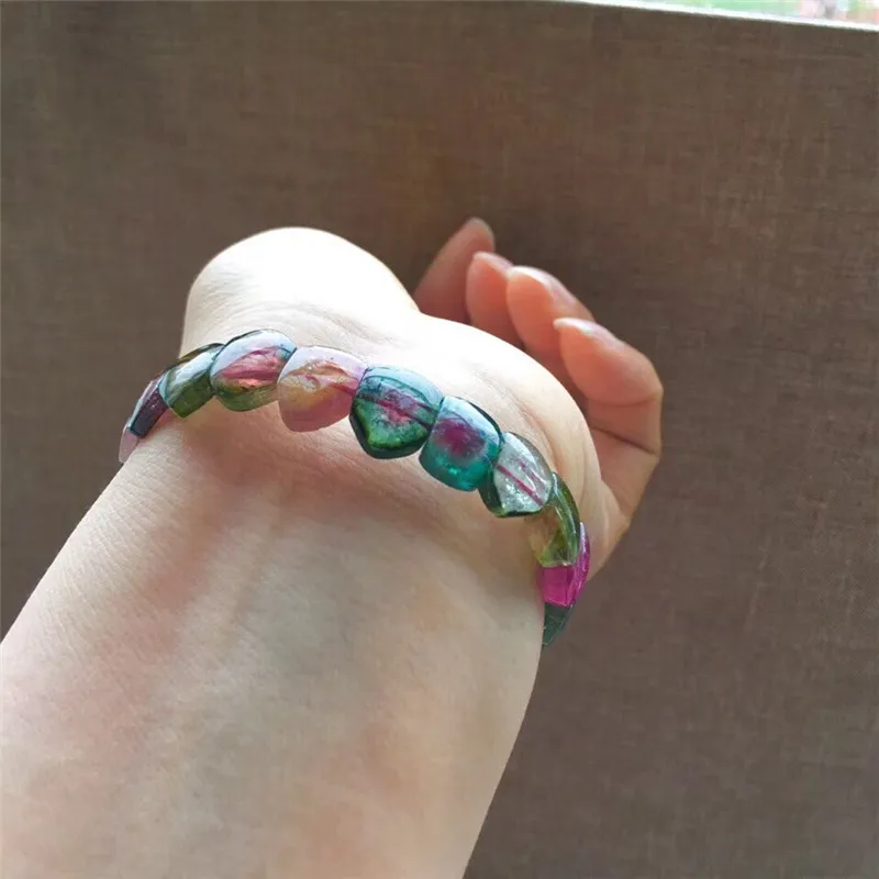 Natural Colorful Tourmaline Bangle Bracelt (4)