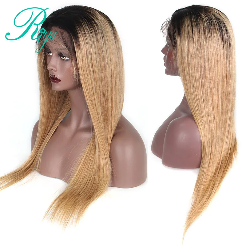 1b 27 colour straight ombre human hair wigs (20)