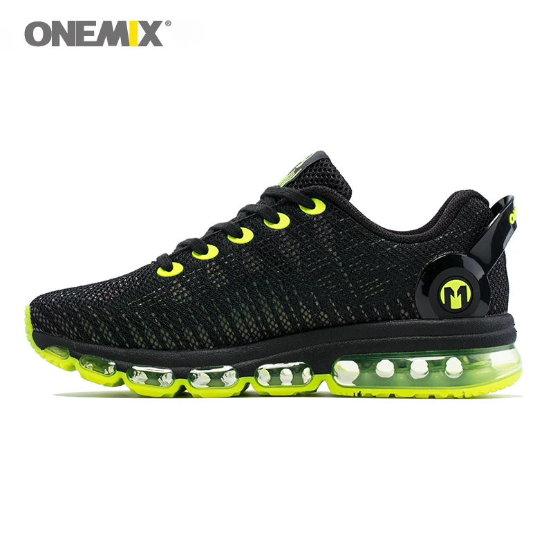 Onemix men running shoes discolour mesh colorful reflective vamp