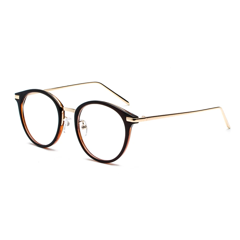 Pro Acme очки оправа для женщин Круглые ретро оптические оправы прозрачные оптические очки близорукость очки ботаника CC1161 - Цвет оправы: C5 Brown