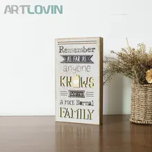 Винтажные деревянные вывески в американском стиле для декора стен, 3D деревянные таблички с золотой печатью, декор для гостиной