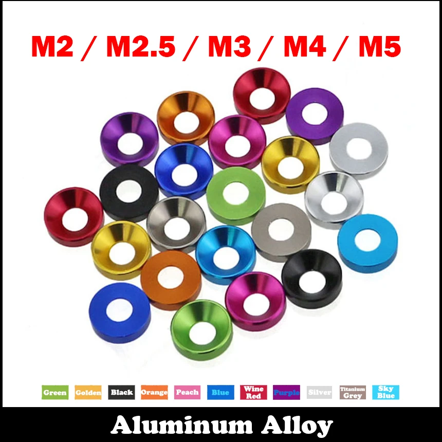 m2-m2-5-m3-m4-m5-orange-peach-sky-blue-countersunk-head-cone-taper