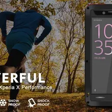 Love Mei мощный Алюминиевый металлический противоударный брызгозащищённый чехол для Sony Xperia X