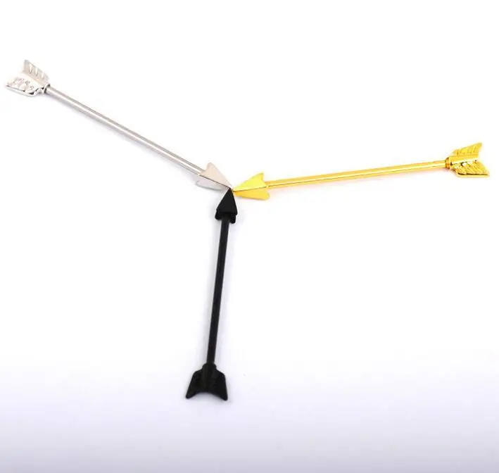 1Piece 316L Surgical Stainless Steel 14G 1.6*36mm Spike Arrow Long Industrial Barbell Helix Tragus Body Ear Piercing Jewelry - Image 4