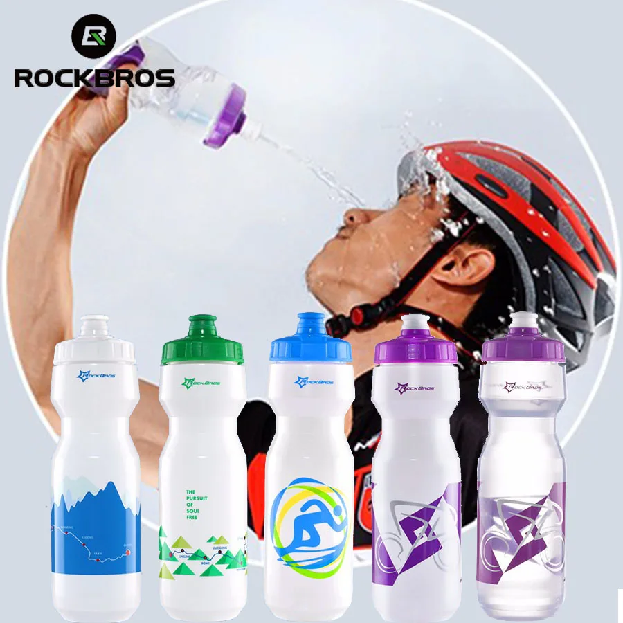 ROCKBROS MTB Cycling Bike Water Bottle Outdoor Sports Bicycle Portable