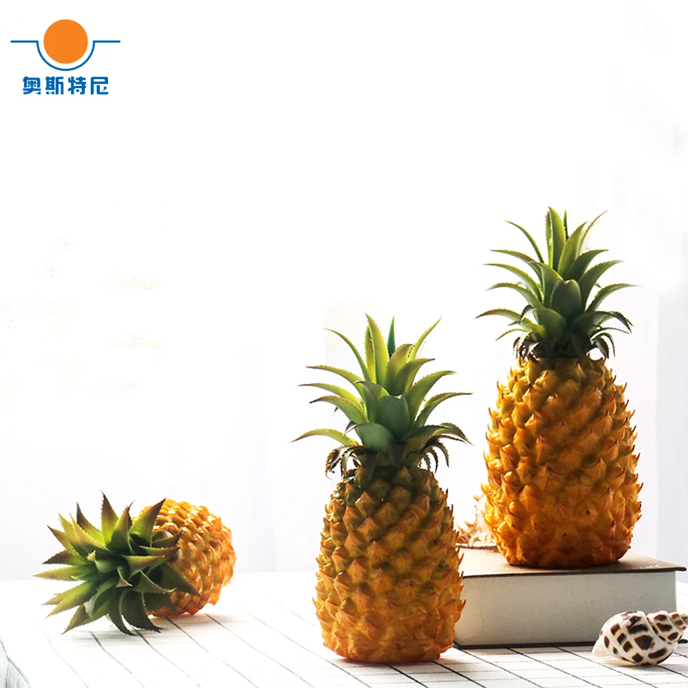 High imitation artificial Fake ananas Fruit artifical pineapple&artificial plastic fake simulated pineapple artificial fruits and vegetables