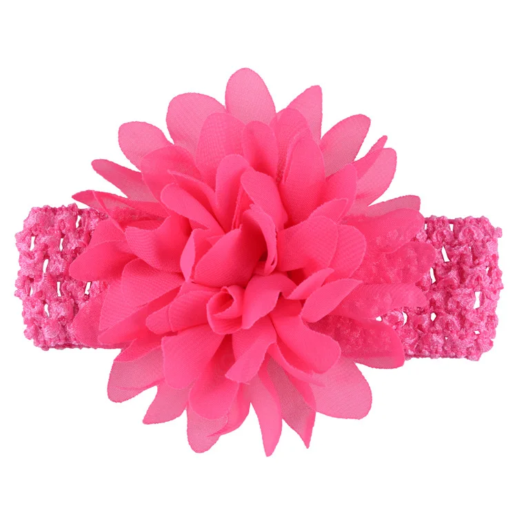 Yundfly 18 цветов вязаные крючком головные уборы для девочек шикарные детские