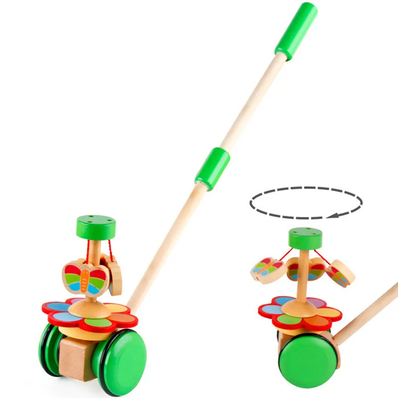 Мультяшная игрушка-тележка для младенцев и малышей, детский батут с машинкой
