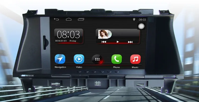 Flash Deal 8 inch Android 7.1 Capacitance Touch Screen Car Media Player for Honda Accord (2008-2012) GPS Navigation Bluetooth 0