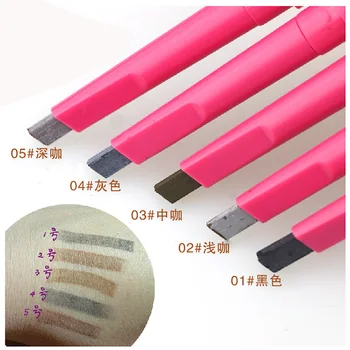 

Cheaper Women Eyebrow Enhancers for Eyebrow Pencil Stick with 5 Color Women Face Makeup and Cosmetics Wholesale and Retail