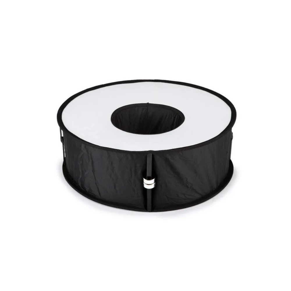 45cm 18" Easy-fold Ring Speedlite Flash Softbox Diffuser Reflector For Canon Nikon Godox Macro Shoot Portrait Photography