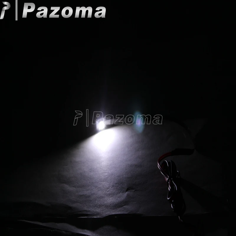 Pazoma синий Универсальный светодиодный фонарь для мотоцикла, задний фонарь, водонепроницаемый тонкий мини-светильник, светодиодный светильник, супер яркий