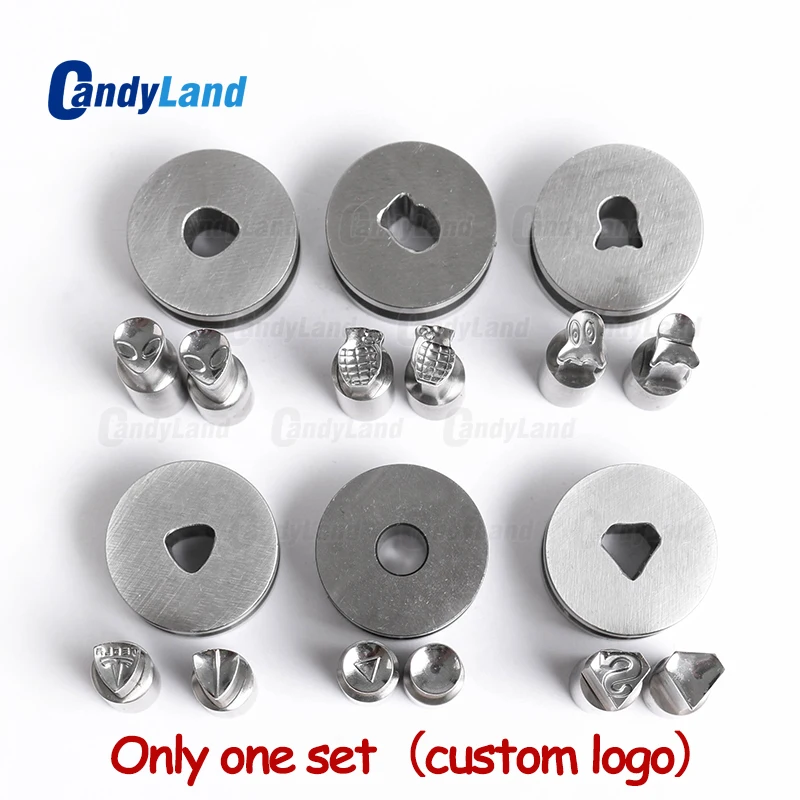 

CandyLand Custom Logo Tablet Die 3D Punch Press Mold Candy Punching Die Calcium Tablet Punch Die For TDP5 Machine