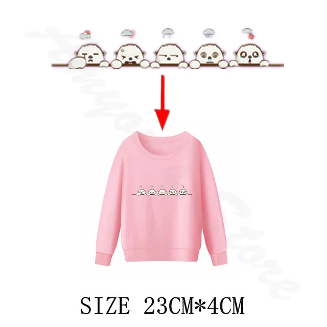 Модные персональные зубные конфеты патчи для детской одежды гладить на переводе термонаклейки для футболки платья аппликация на одежду - Цвет: Медь