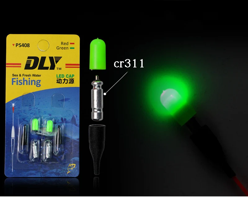 10/20/60/100 pcs CR311 Electronic Light stick Set LED Light+ CR311 Green/Red Glow Stick Night Fishing Accessory B200