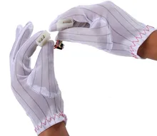 Free shipping Anti-static safety working Protecting Glove and Dot plastic palm with excellent handling for operation Free shipping Anti-static safety working Protecting Glove and Dot plastic palm with excellent handling for operation