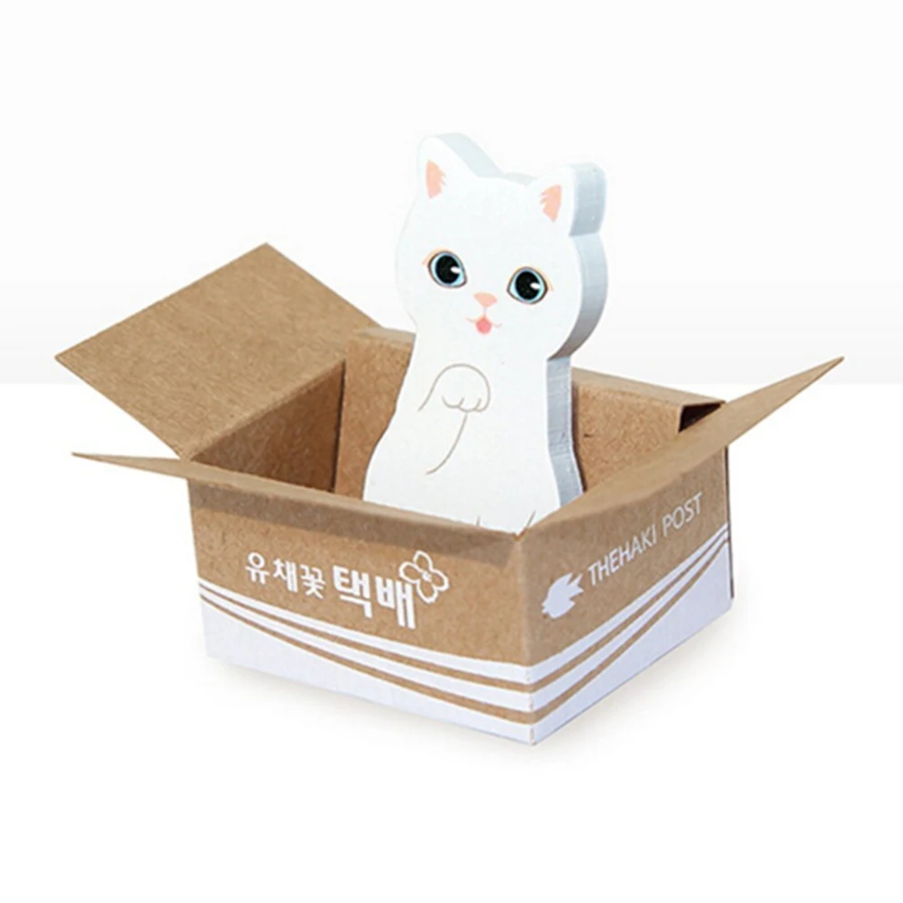 Мультфильм животных кошка закладки с принтом страницы закладки зажимы школьные принадлежности канцелярские для детей студент ребенок