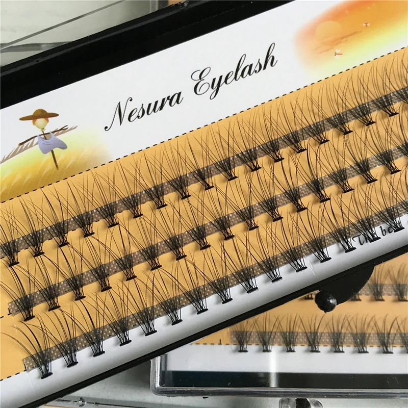 

Wholesale New False Eyelashes 0.07 C 10D Wave Individual Eyelash Extension of Mink Black Soft Women False Eye Lashes
