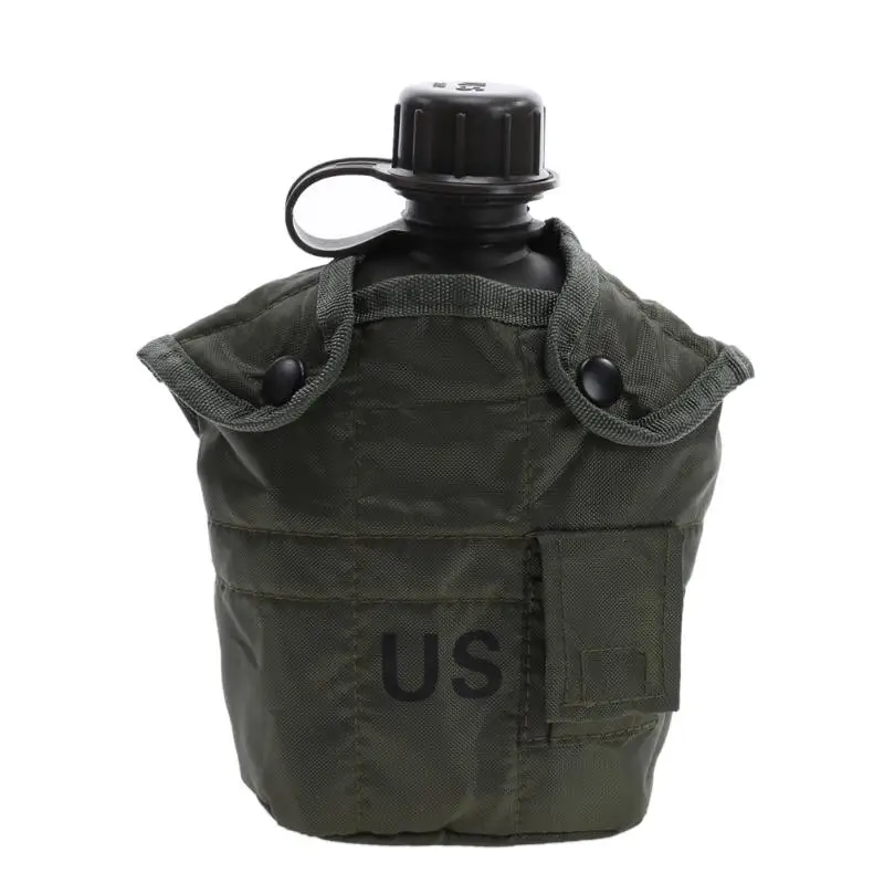 1Pcs Camouflage Military Molle Tactical Water Bottle Bays Outlook Kettle Carrier Holder Hiking Bicycle Camping Sport Water Bag