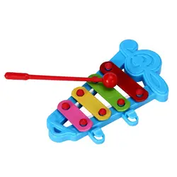 Для маленьких детей 4-Примечание Ксилофоны музыкальные игрушки мудрость развития музыкальных инструментов детей Brinquedos барабан стороны