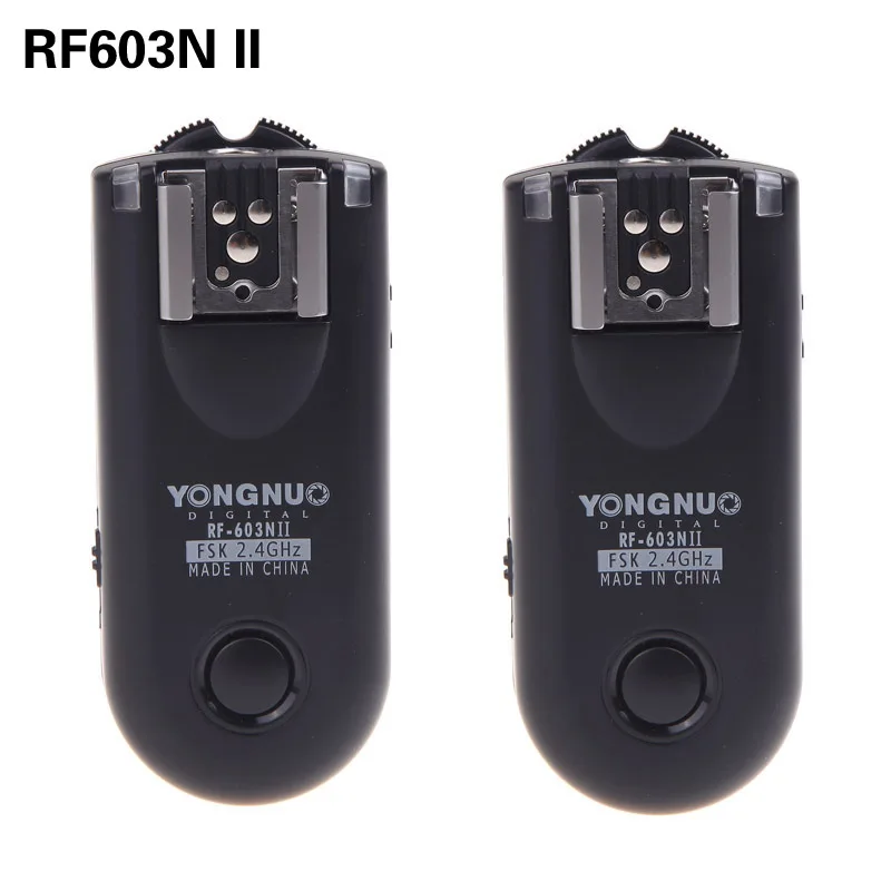 

Yongnuo RF-603II N1 Wireless Remote Flash Trigger Transceivers and Receiver integration for Nikon D800 D810 D500 D700 D4 D5X D3