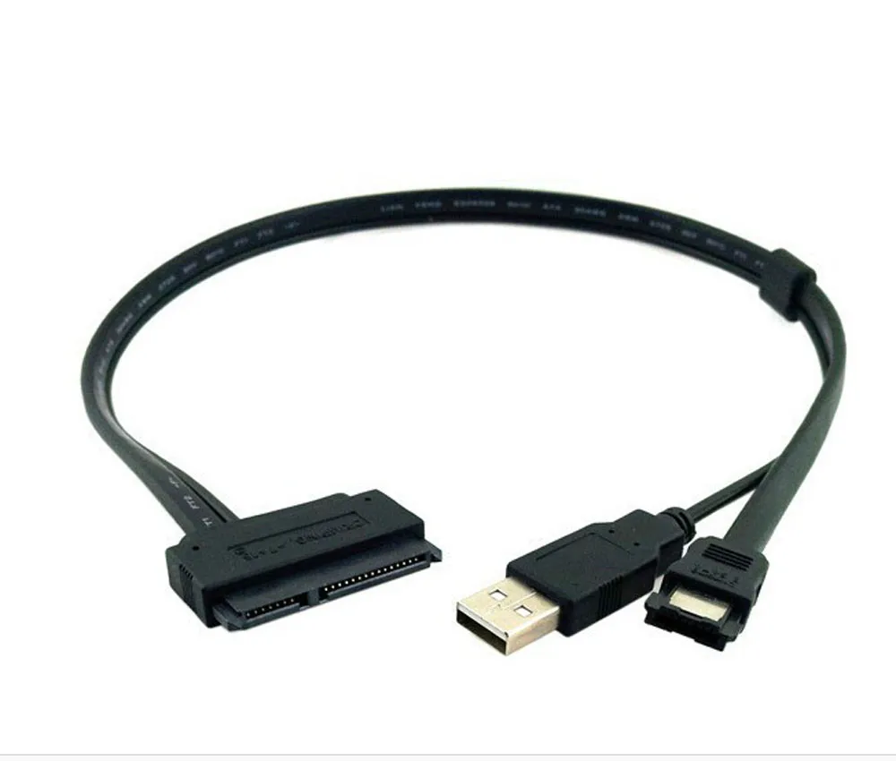 

Cable Adapter Hard Disk Drive SATA 22Pin to eSATA Data USB Powered Cable Adapter*NO