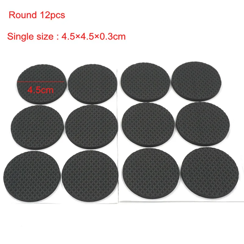 Self Adhesive Furniture Leg Feet Rug Felt Pads Anti Slip Mat Bumper Damper For Chair Table Protector 1