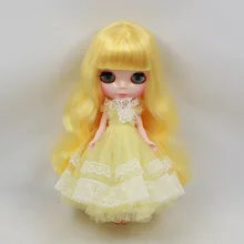L. Обнаженная кукла Blyth светлые волосы, модная Кукла фабричная кукла подходит для DIY Изменить игрушка BJD для девочек