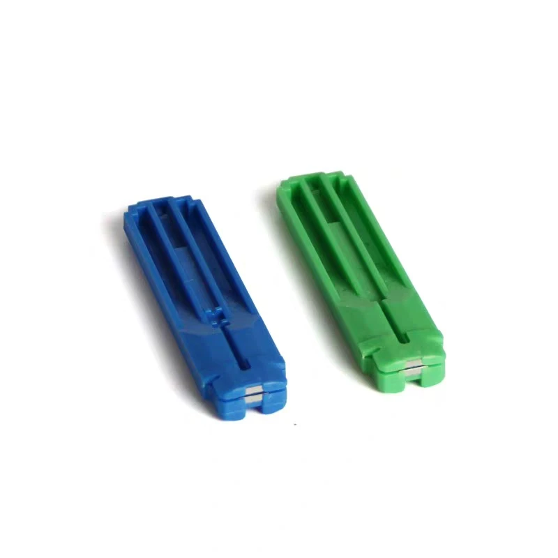 FTTH tools optical fibre cable two in one fixed length  stripper coated layer stripper random color free shipping ELINK 10pcs