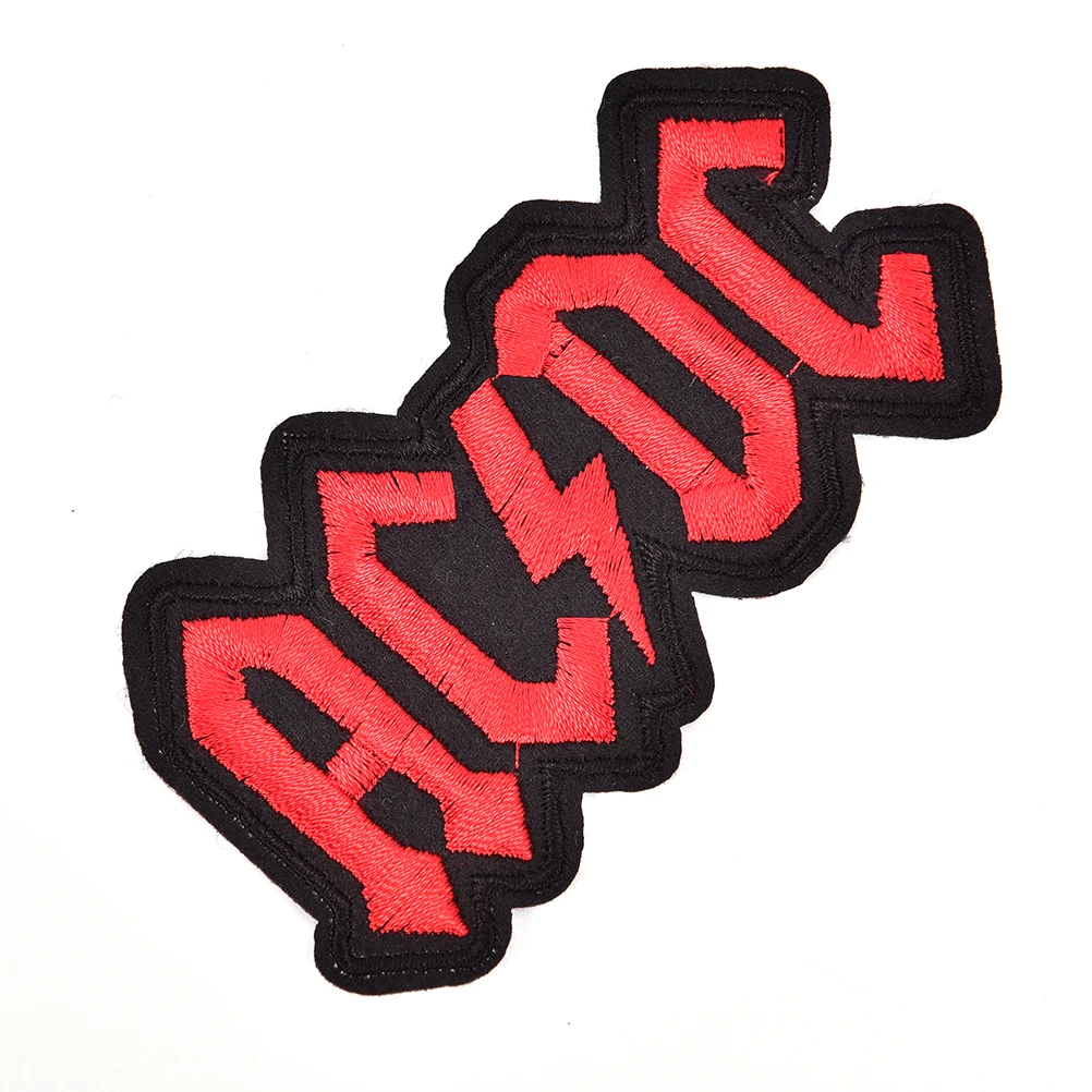 Embroidered Patch Punk Style Cartoon Badge Garment Iron On Patches For Cloth Appliques DIY Accessory Badges 9.5cmx4.5cm
