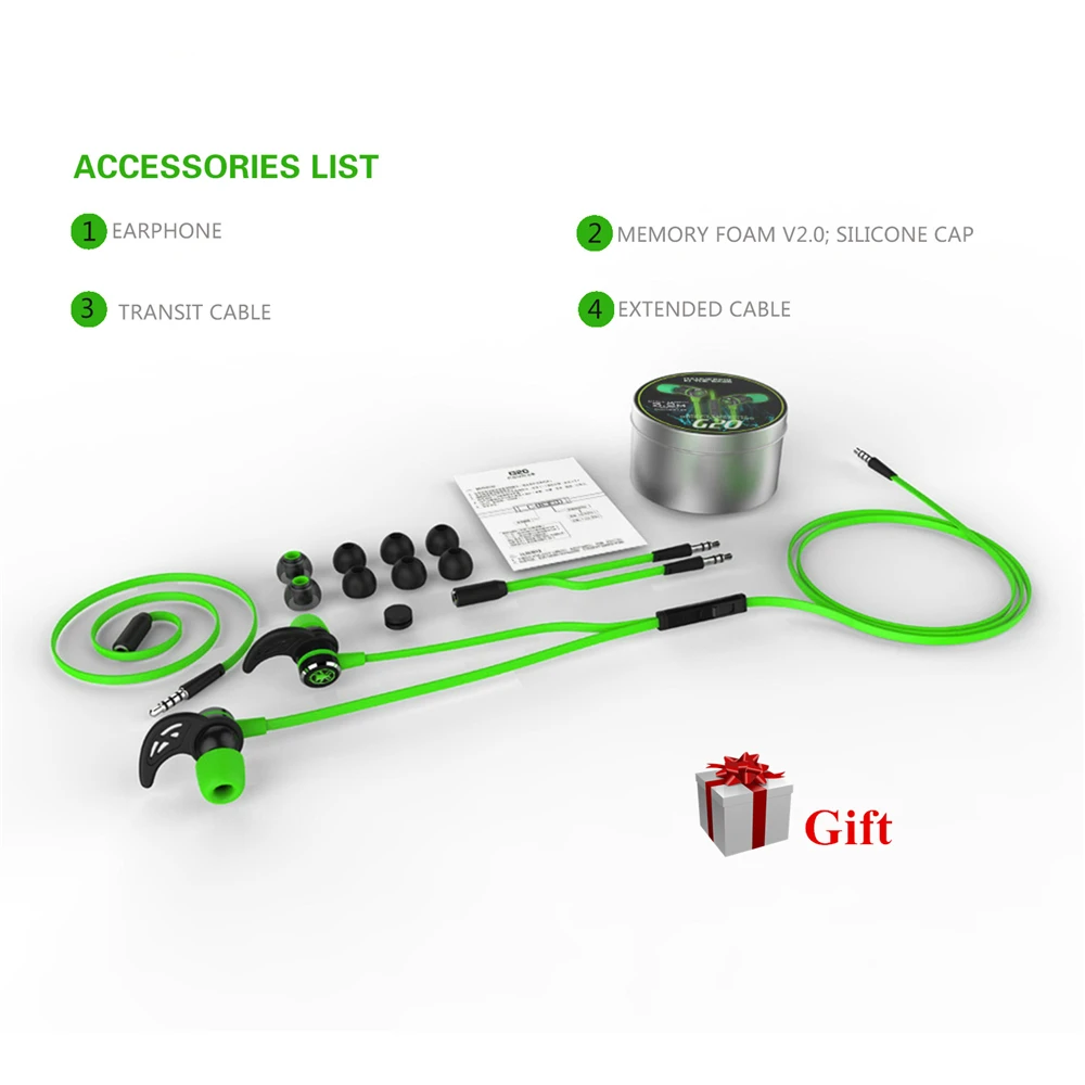 PLEXTONE G20 Earphones Gaming Magnetic Stereo In Ear Earphone Computer Earbuds With Microphone Headset For phone PC