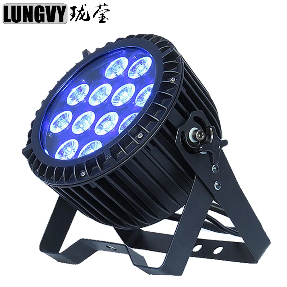 Free Shipping Waterproof 12x15w 5in1 RGBWA Outdoor Stage LED Par Light