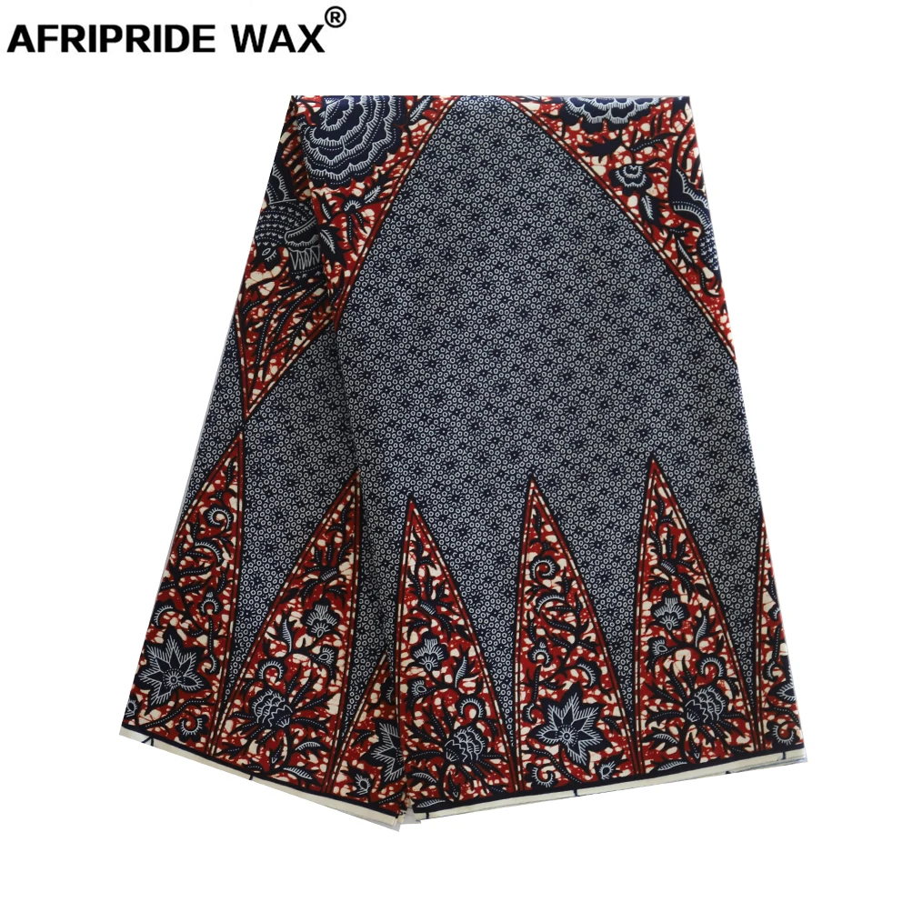 Африканская Анкара ткань высокого качества оптом Африканский Цветочный хлопок настоящая восковая парча ткань для одежды A18F0350