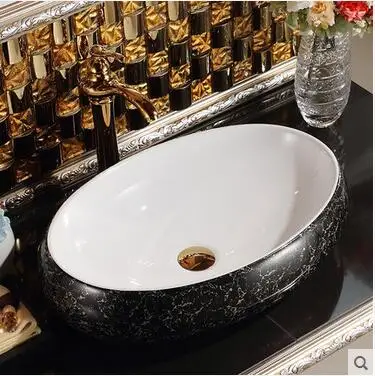

On the ceramic basin oval sink sink art basin American Europe type restoring ancient ways toilet basin