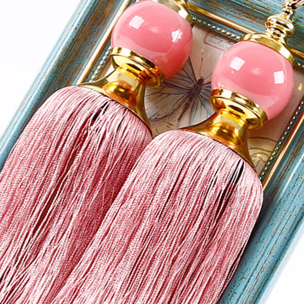 

1pcs Gold Mesh Single Ball Curtain Strap Hanging Ball High-end Tassel Hanging Ball Curtain Hanging Ball Curtain Rods Accessoires