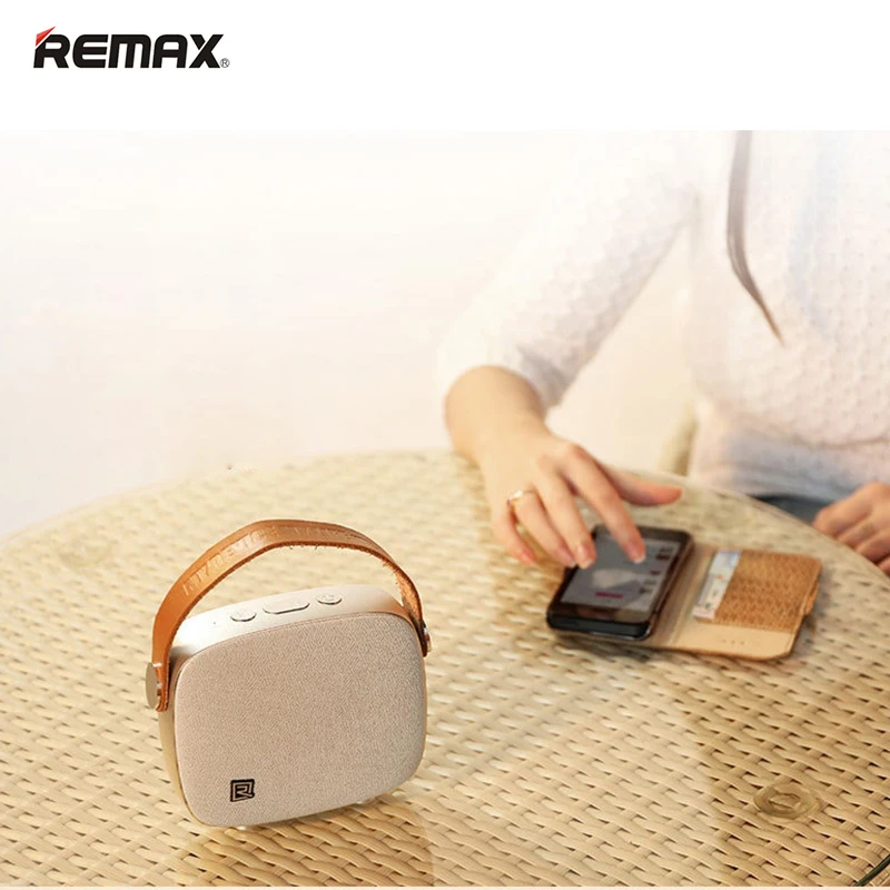 Портативный динамик remax Настольный Bluetooth громкий поддержка AUX mp3музыкальный плеер Громкая связь для Смартфон ноутбук RB-M6