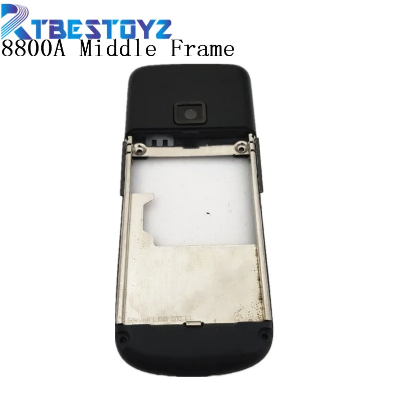 

RTBESTOYZ Black Housing Black Middle Frame Replacement Black Middle Frame For Nokia 8800 Arte 8800A