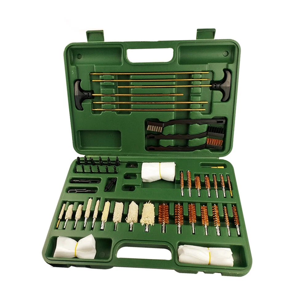 

62pcs/set Copper Brush Cotton Brush Tube Cleaner Set for Shotguns Pistols Machine Tool Maintenance with Mops Polishing Cloths