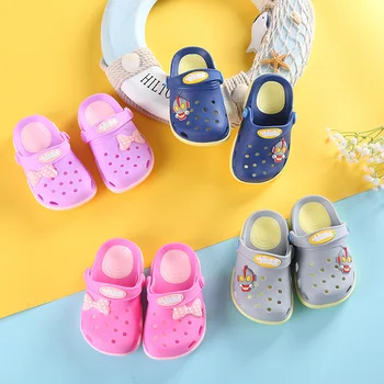 

Boys and girls hole shoes children's sandals summer new baotou sandals non-slip beach dual-use garden shoes toddler shoes