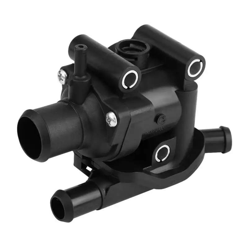 YS4Z 8592 BD Car Engine Coolant Thermostat Water Outlet Housing For