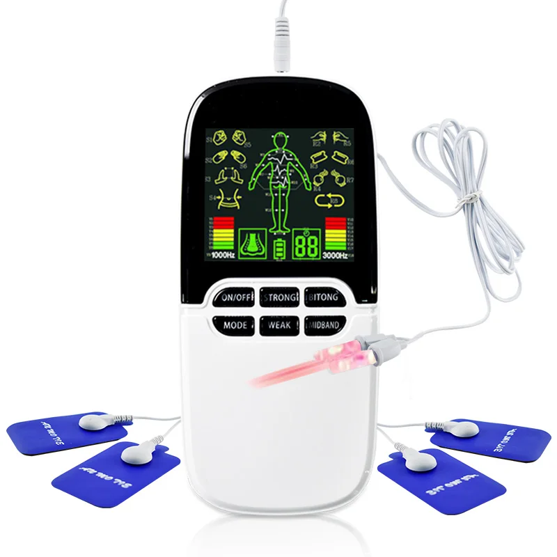 2 Output Pulse Neck Back Massager TENS Acupuncture Electric therapy Machine Nerve Muscle Stimulator Body Pain Relief Health Care 2 Output Pulse Neck Back Massager TENS Acupuncture Electric therapy Machine Nerve Muscle Stimulator Body Pain Relief Health Care