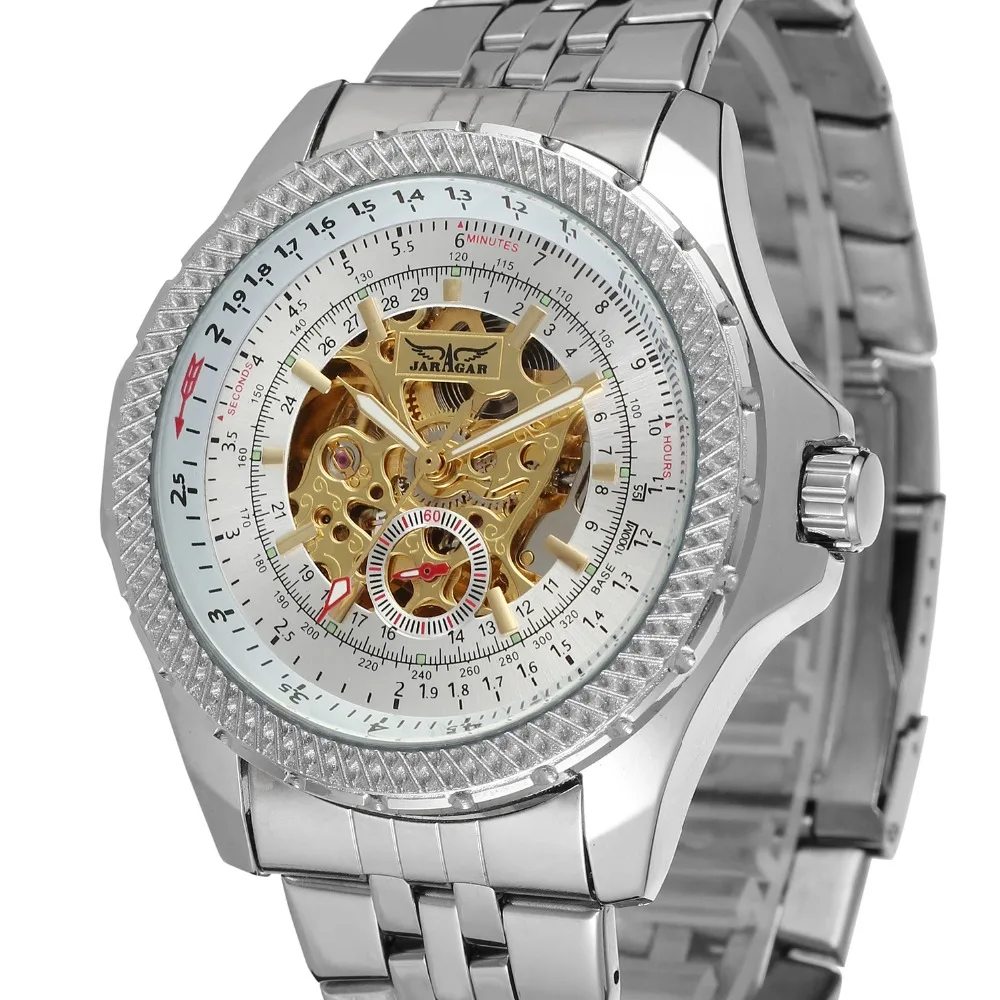 Jaragar Automatic Watch Water Resistant Jaragar Mechanical Watches