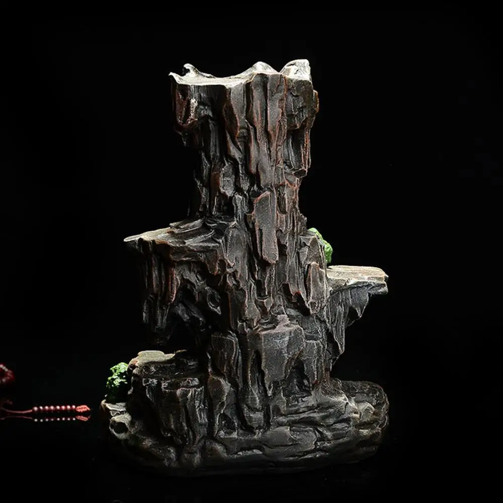 Китайская Высокая горная горелка для благовоний с обратным потоком водопад конусы держатель для благовоний керамическая дымовая кадильница для ароматерапии офисный домашний декор