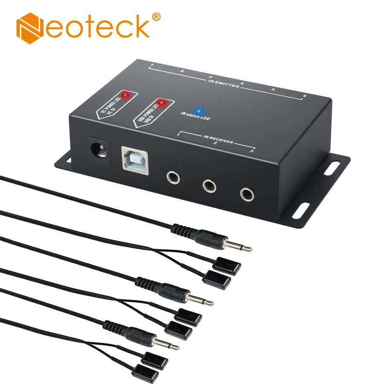 Neoteck Infrared Remote Extender 6 Emitters 1 font b Receiver b font Hidden IR Repeater System