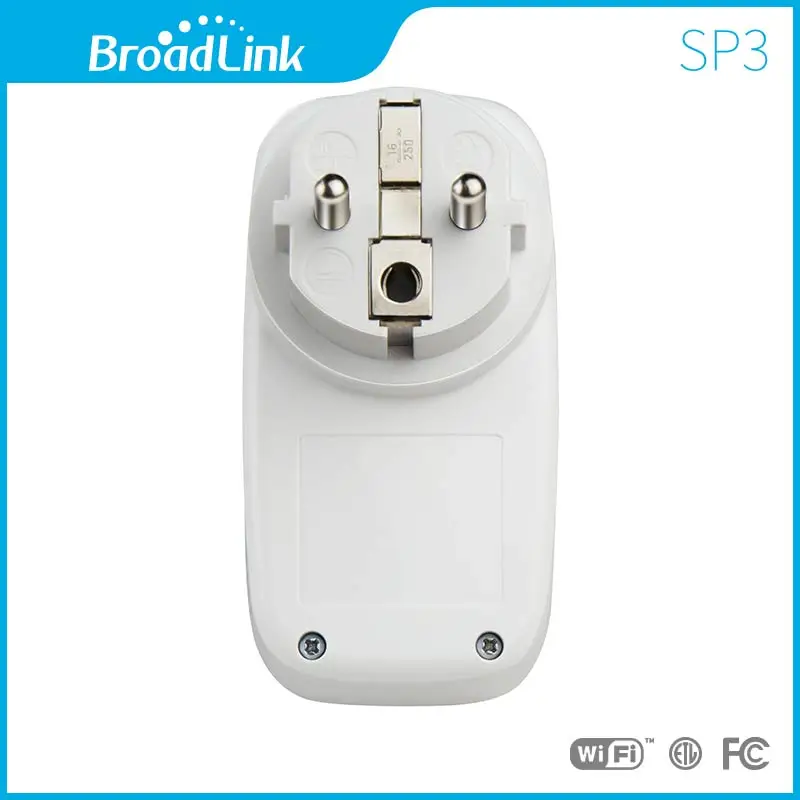 Штепсельная Вилка Broadlink SP3 Sp cc европейская розетка умная с Wi Fi 16 А + таймер