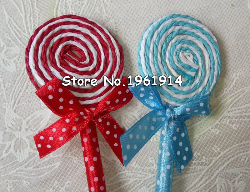 

24pcs/lot Cute Lollipop ball pen souvenirs birthday party baby shower gift happy birthday decoration kids